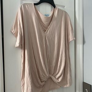 She & Sky top cute with jeans or shorts